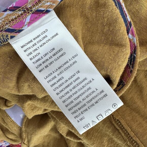 Free People Pick Your Scarf Linen Blend Tunic Top Size M - Picture 10 of 12